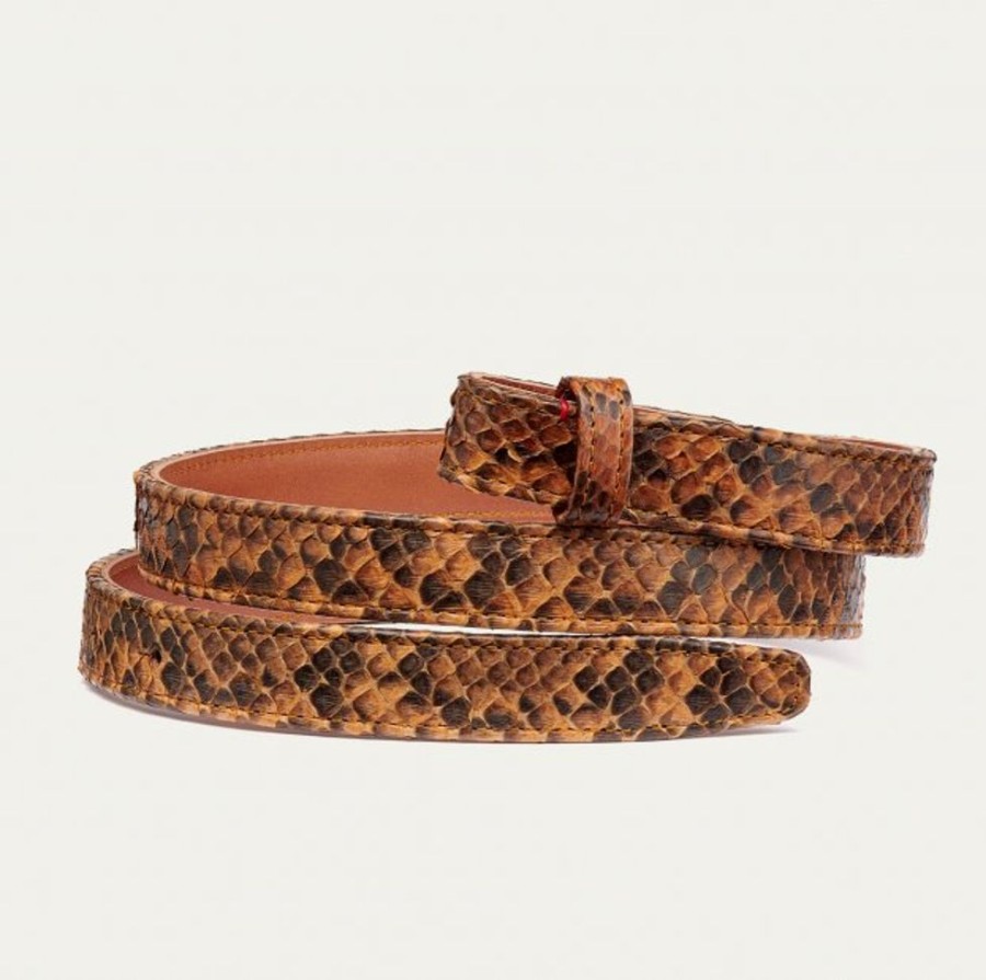 Jewelry + Accessories Claris Virot Belts | Python Baby Belt Moka