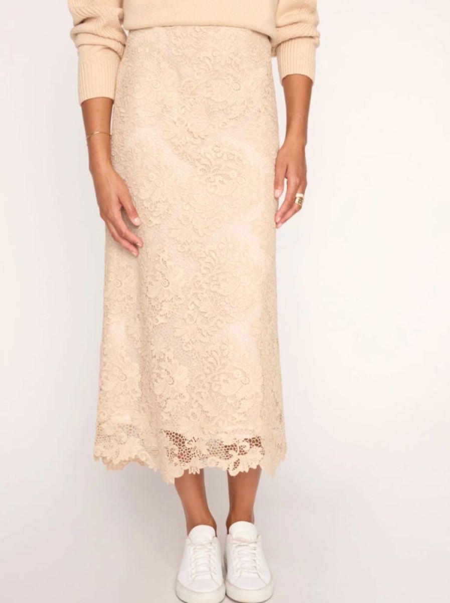 Apparel Brochu Walker | Mara Lace Skirt Buff