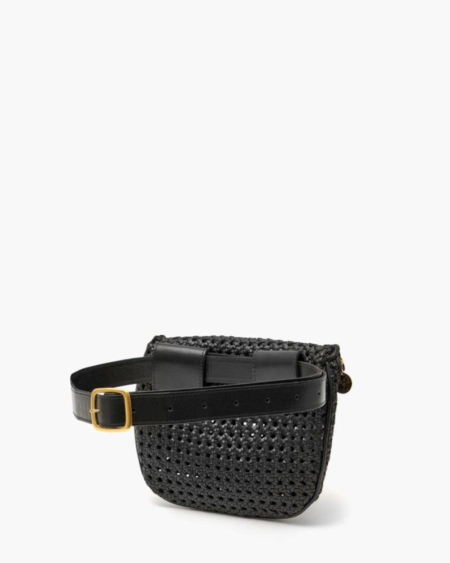 Handbags Clare V. | Fanny Pack Black Rattan