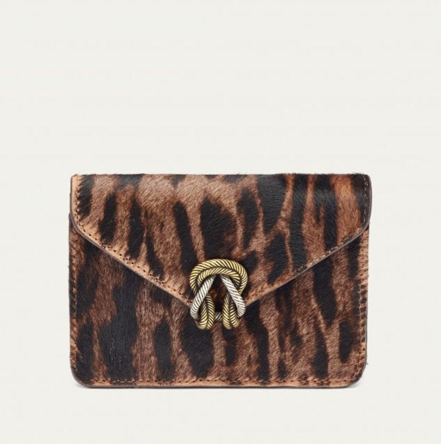 Handbags Claris Virot | Alex Card Holder Leather Ocelot