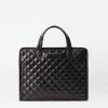 Handbags MZ Wallace | Box Tote Medium Quilted Leather Black