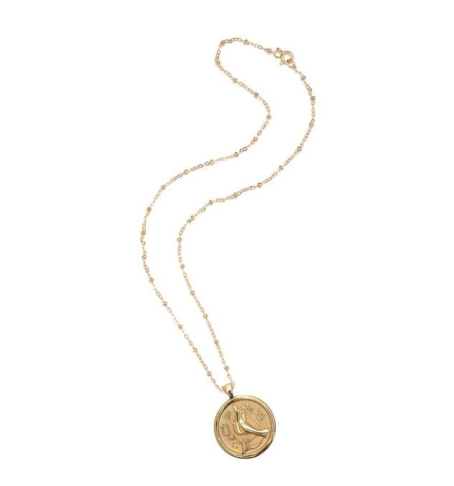 Jewelry + Accessories Jane Win Necklaces | Peace Small 16"-18" Satellite Chain