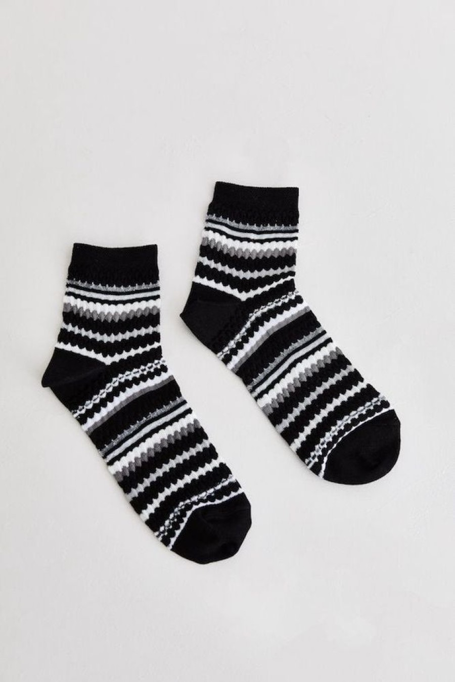 Apparel Missoni | Short Socks Black/ Beige Multi