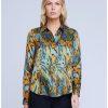 Apparel L'Agence | Tyler Blouse Blue Multi Parrot Feather