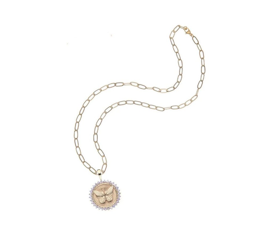 Jewelry + Accessories Jane Win Necklaces | Free Petite Embellished 18" Drawn Link