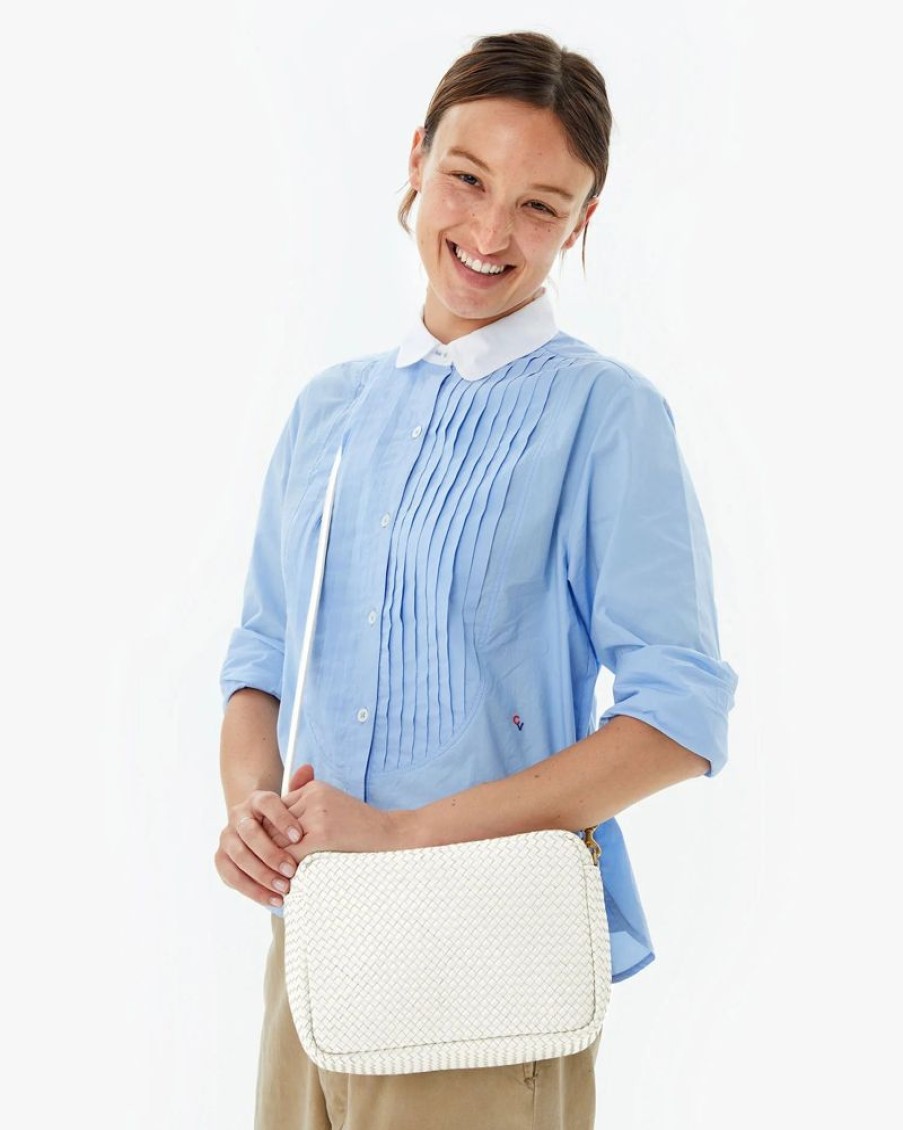 Handbags Clare V. | Marisol Woven Diagonal Brie