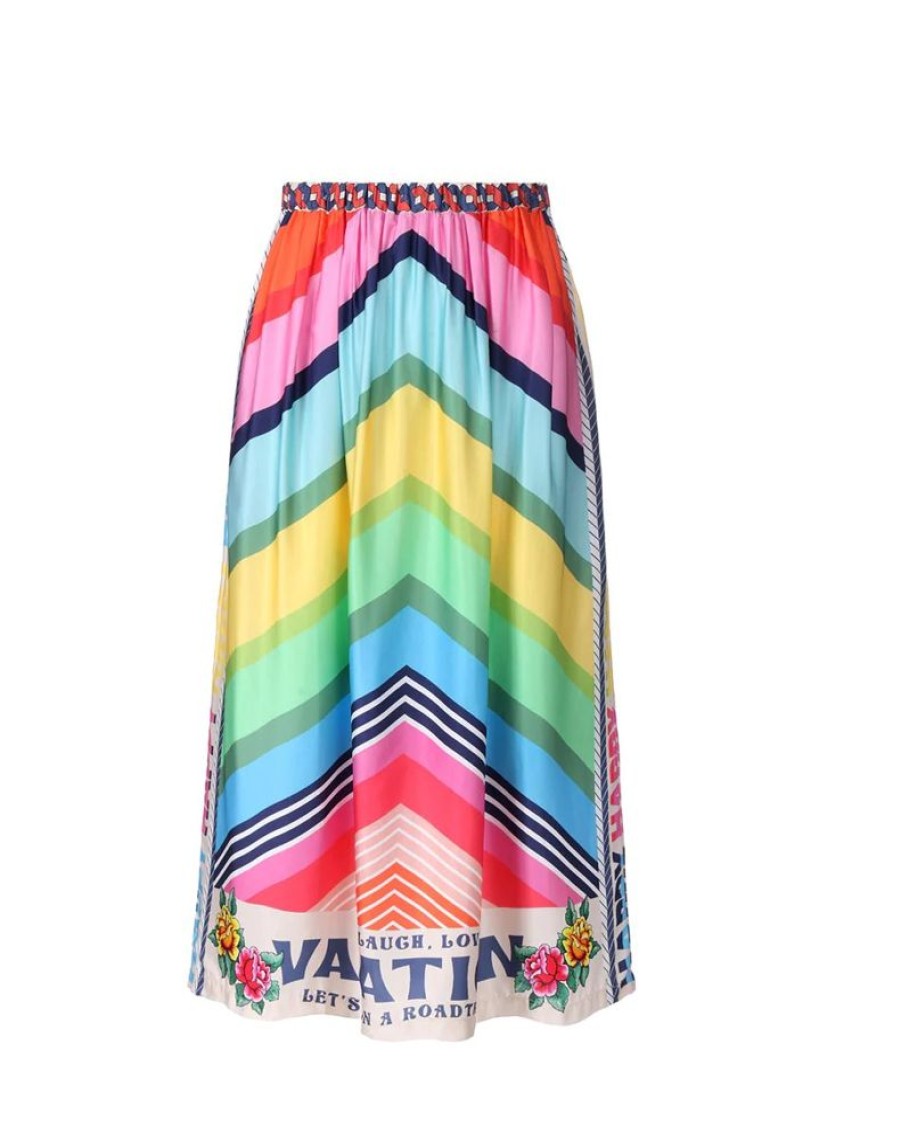 Apparel Me369 | Alexa Printed Midi Skirt