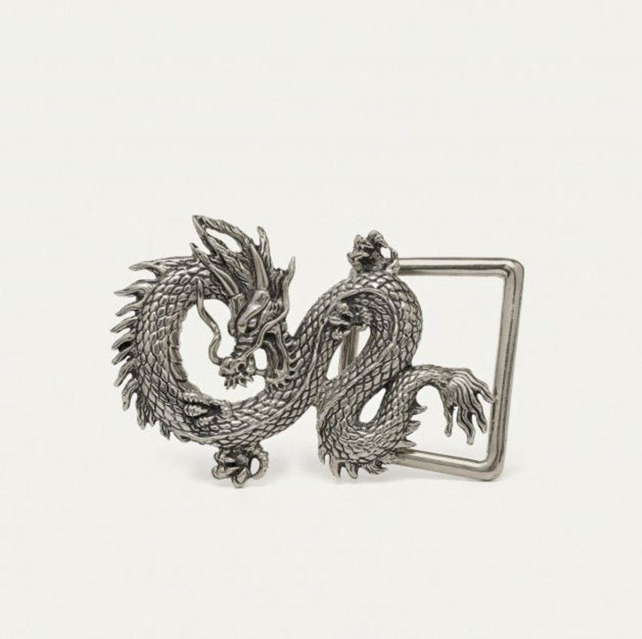 Jewelry + Accessories Claris Virot Belts | Dragon Buckle Silver