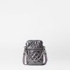 Handbags MZ Wallace | Micro Crosby Large Anthracite Metallic