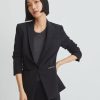 Apparel Veronica Beard | Scuba Dickey Jacket In Black