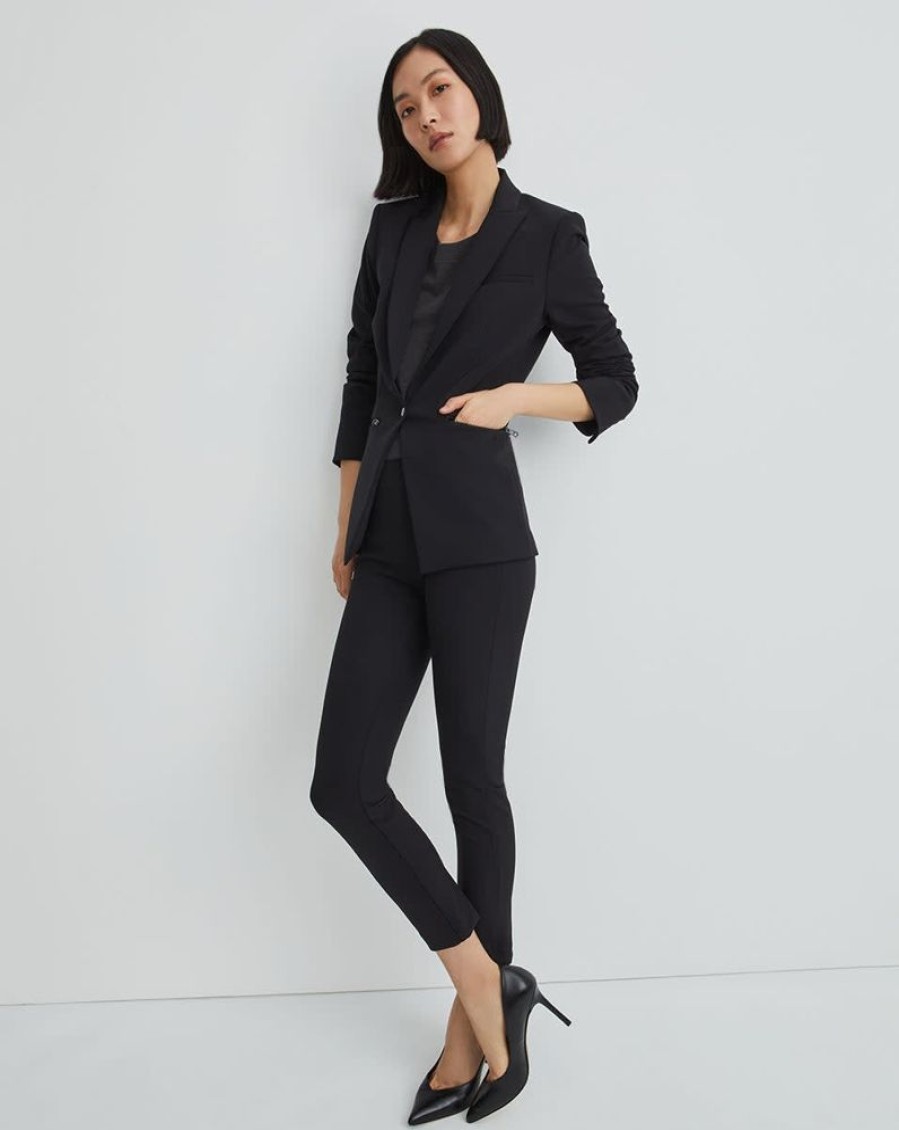 Apparel Veronica Beard | Scuba Dickey Jacket In Black