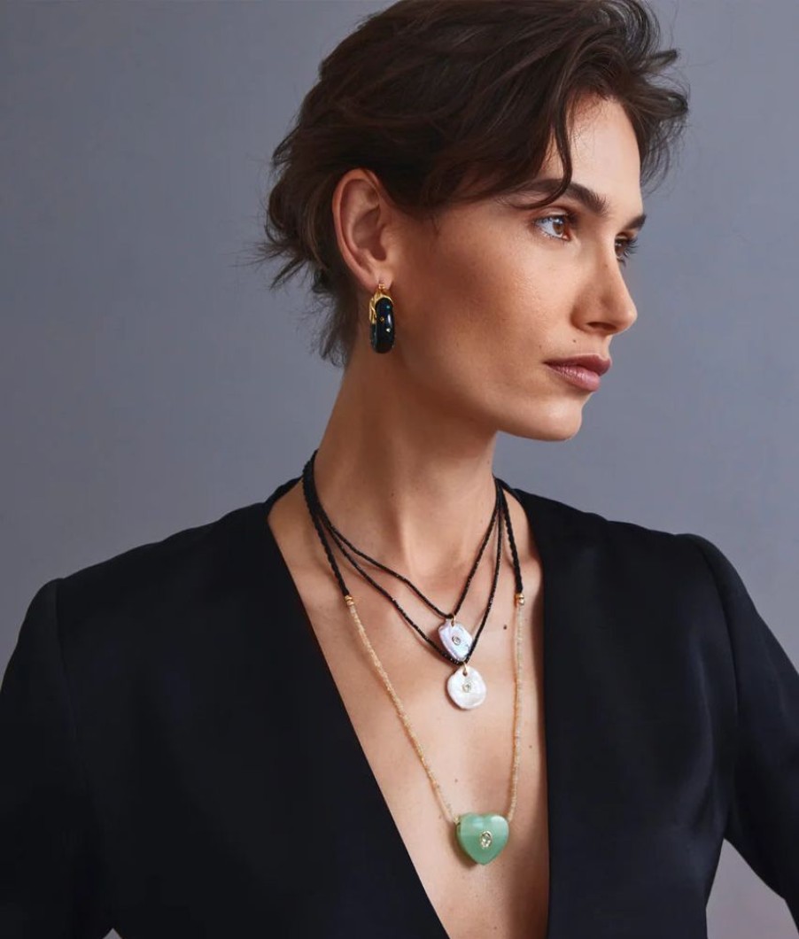 Jewelry + Accessories Lizzie Fortunato Jewels Necklaces | Gemini Necklace In Mint Multi