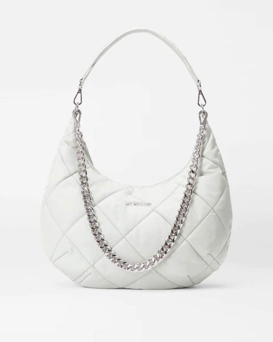 Handbags MZ Wallace | Quilted Madison Shoulder Frost