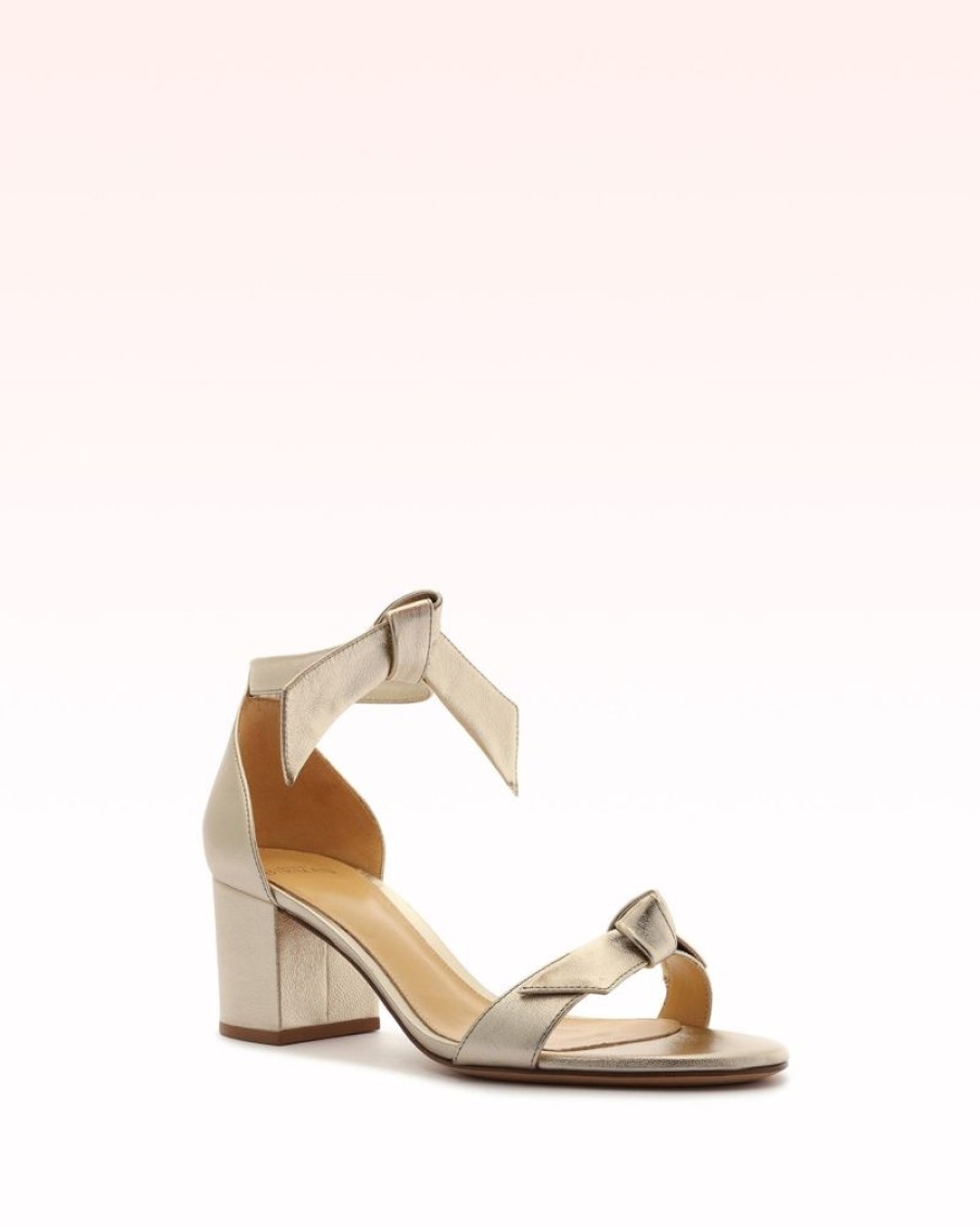 Shoes Alexandre Birman | Clarita Block Heel 60 Golden