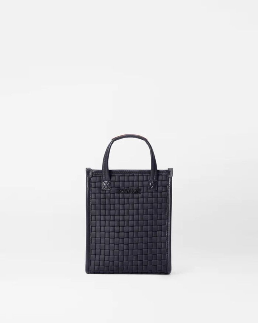 Handbags MZ Wallace | Micro Woven Box Tote Black