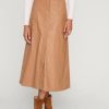 Apparel Brochu Walker | Mica Vegan Leather Skirt Dunes