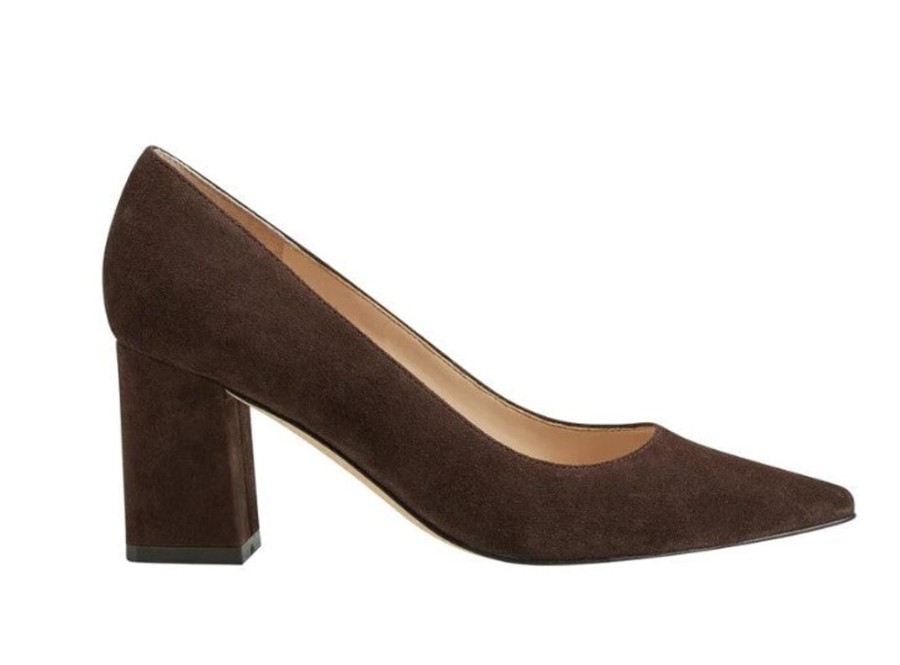 Shoes Marc Fisher | Zala Pump Suede Dark Brown