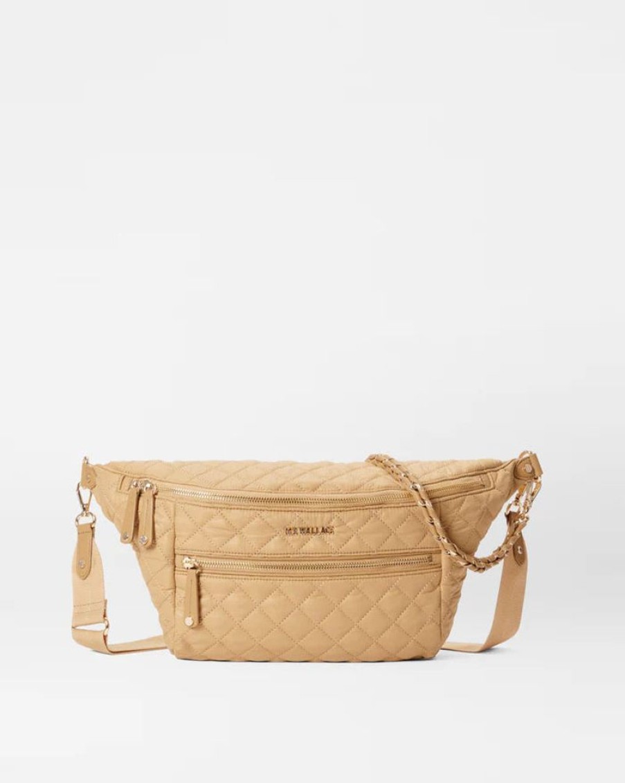 Handbags MZ Wallace | Crosby Crossbody Sling Camel