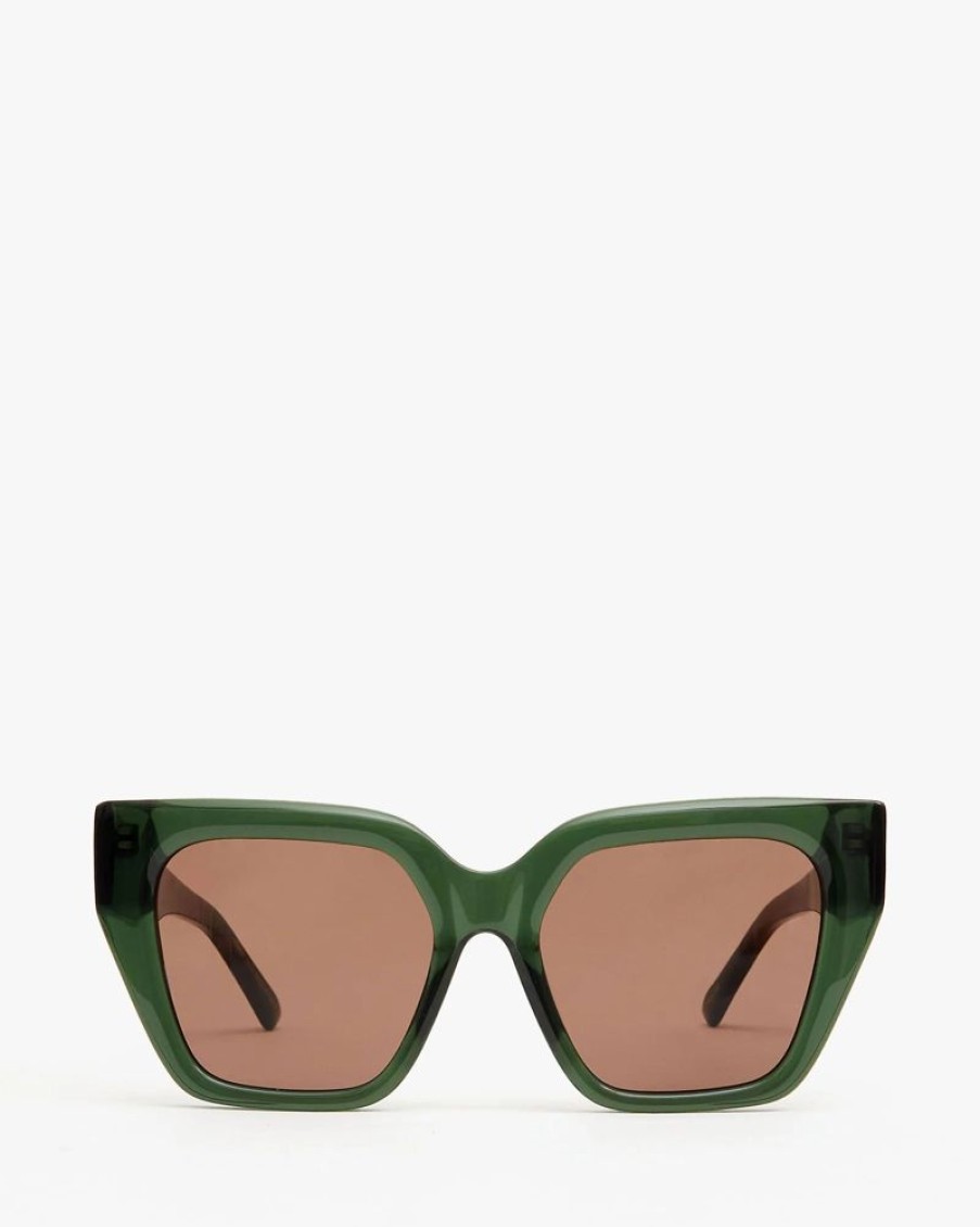 Jewelry + Accessories Clare V. Sunglasses & Readers | Heather Sunglasses Loden