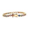 Jewelry + Accessories Jane Win Bracelets | Love Rainbow Heart Tennis Chain Bracelet