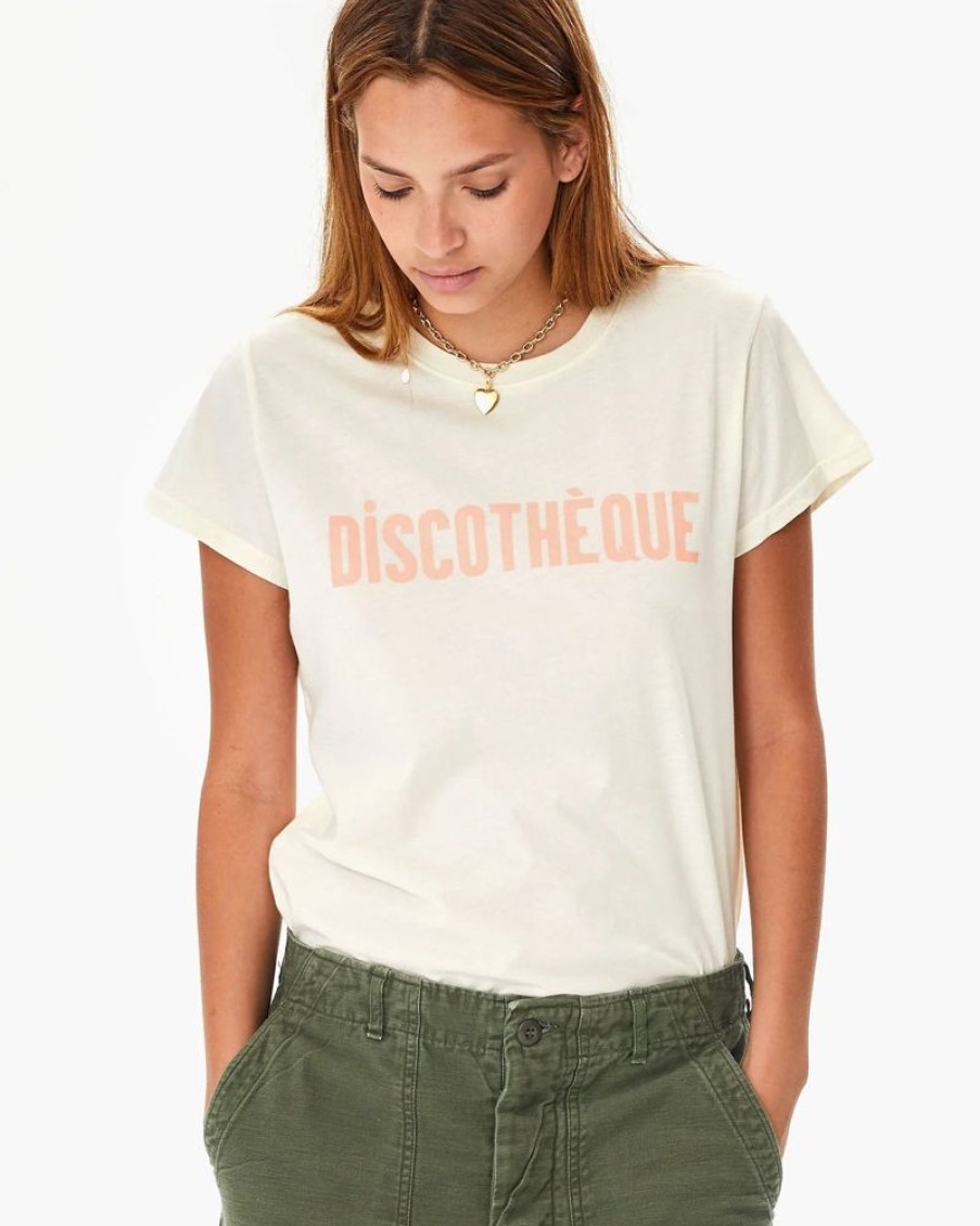 Apparel Clare V. | Classic Tee Cream Discotheque