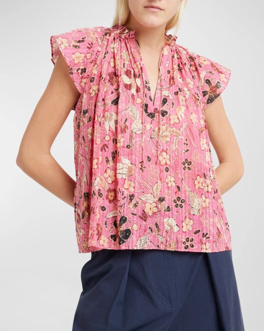 Apparel Ulla Johnson | Cleo Top Hollyhock