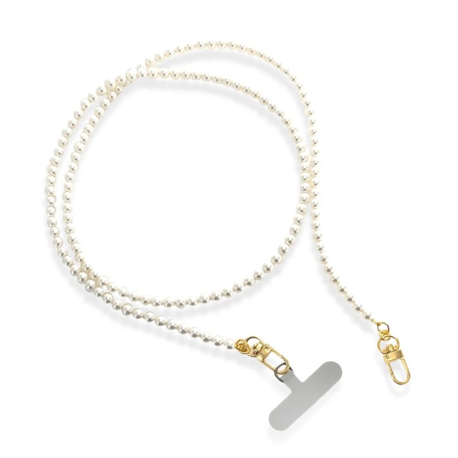 Handbags OMG BLINGS | Long Faux Pearl Phone Chain