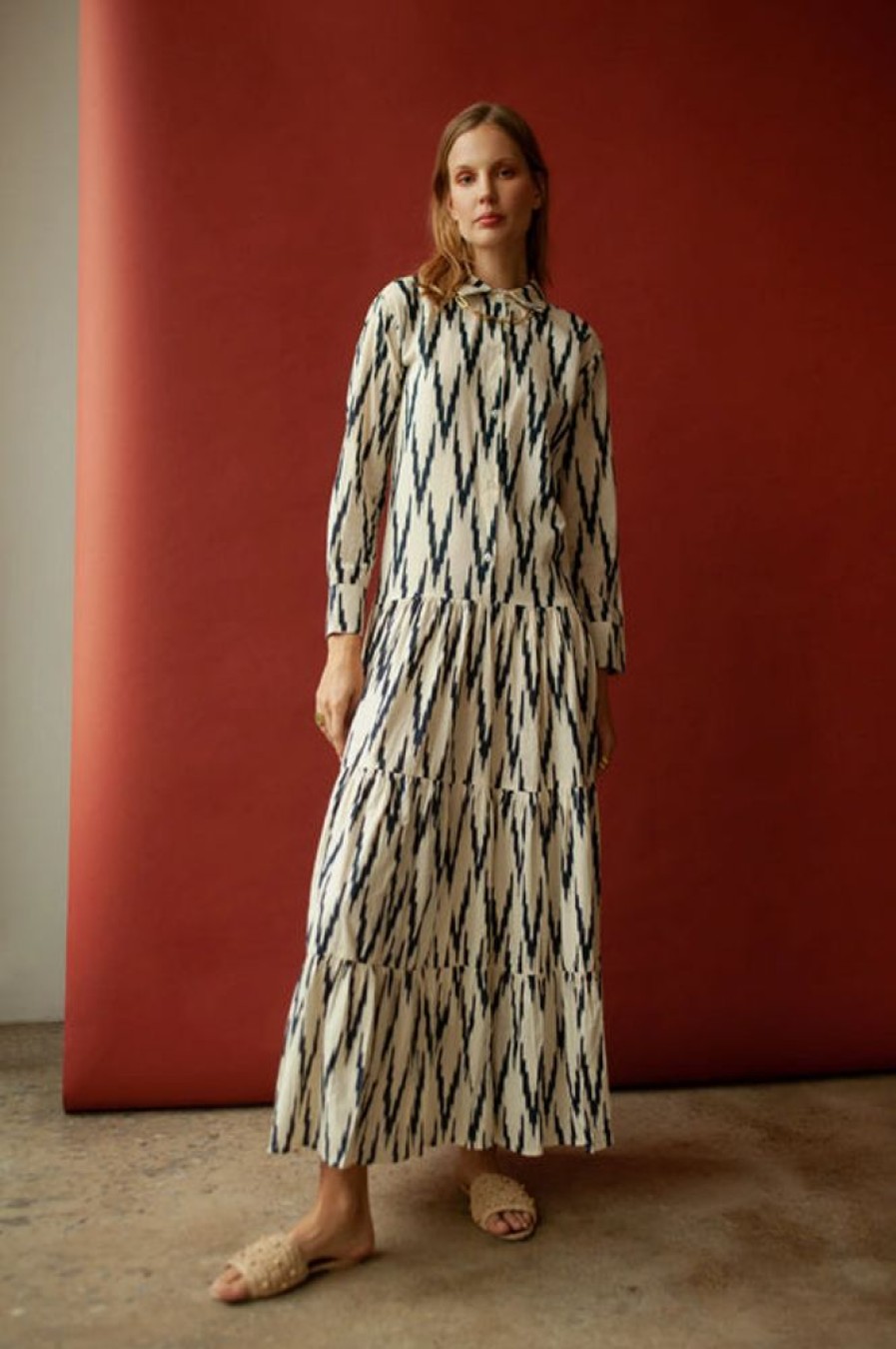 Apparel Guadalupe | Meredith Ikat Dress Blue