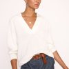 Apparel Brochu Walker | Imogen Vee Sweater Salt White