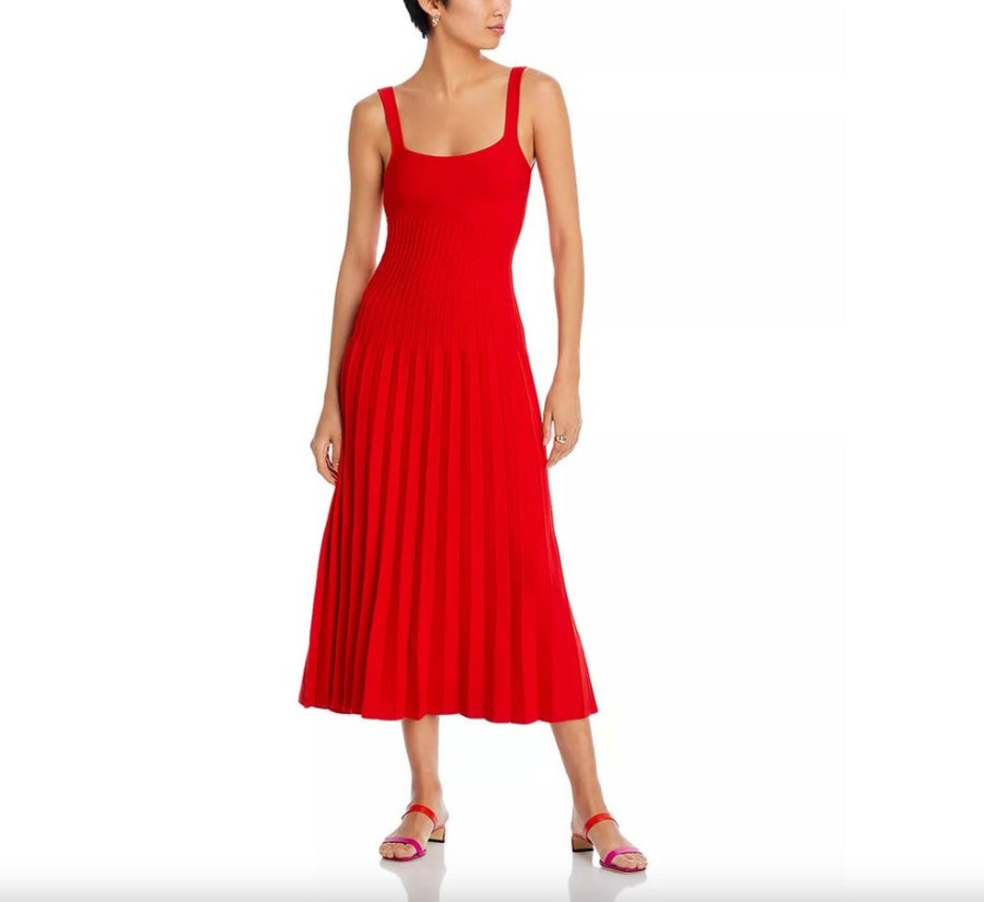 Apparel Staud | Ellison Dress Red Rose