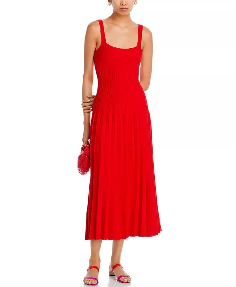 Apparel Staud | Ellison Dress Red Rose