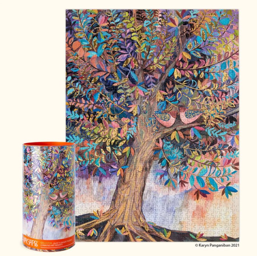 Jewelry + Accessories Werkshoppe Games & Puzzles | Illumination Tree Gold Foil