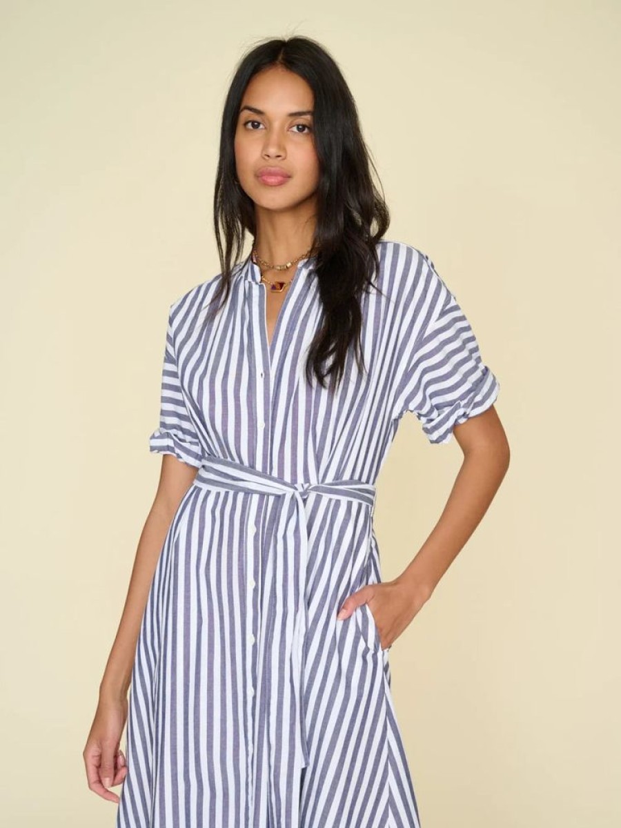 Apparel Xirena | Liora Dress Twilight Stripe