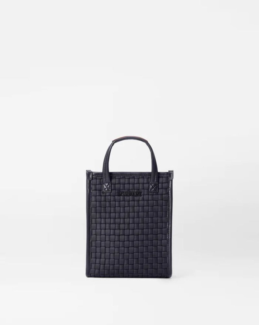 Handbags MZ Wallace | Micro Woven Box Tote Black