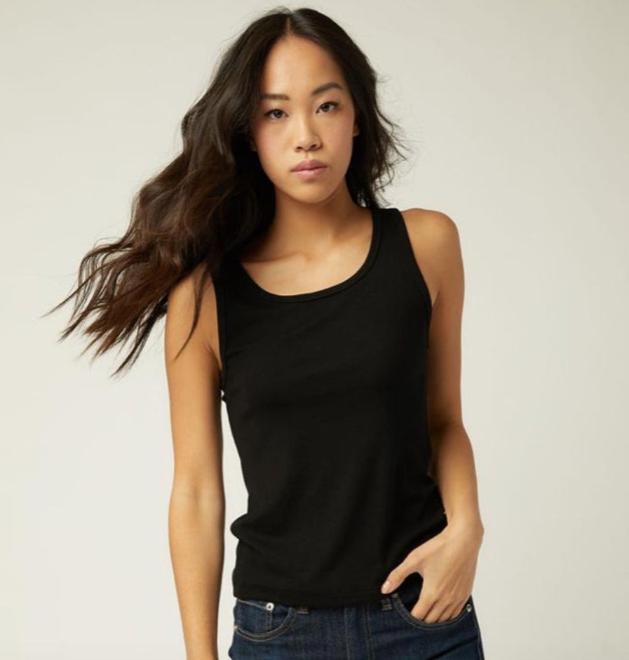 Apparel Fifteen Twenty | Everyday Rib Tank Black