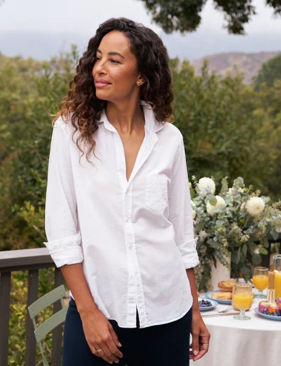 Apparel Frank & Eileen | Eileen Relaxed Button Up Shirt White