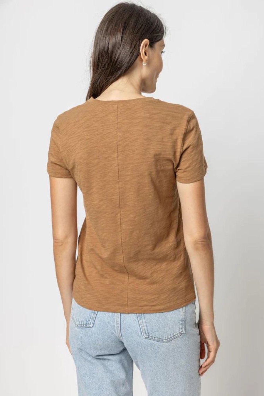 Apparel Lilla P | Short Sleeve Crewneck Russet